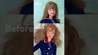 1998 Horse Riding Barbie & horse  - Thrifted Barbie Restoration #barbie #1998 #restoration #thrift