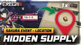 SAKURA EVENT HIDDEN SUPPLY LOCATION | YA-1-3 | FREE 1x STANDARD PULL [ GFL2: EXILIUM ]