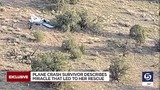 Plane crash survivor describes miracle that led to her rescue