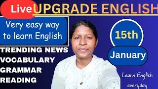 Very easy way to learn English|| Trending News|| Vocabulary|| Reading|| Grammar
