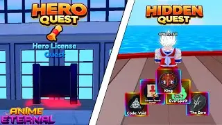 All Hero License Quest and Hidden Quest Locations in Anime Eternal! Roblox