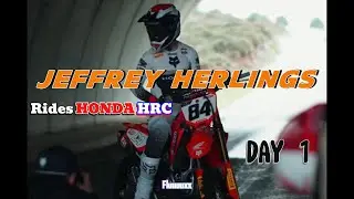 Jeffrey Herlings FIRST RIDE on Honda HRC 2026 | DAY 1 #motocross #honda #jeffreyherlings