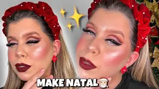 Especial de FESTAS de fim de ano || Cut Crease *NATAL*