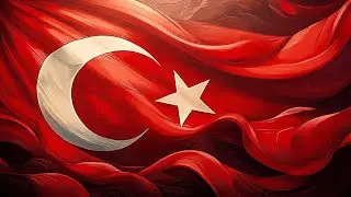 4K T&uuml;rkiye bayrağı ve marşı | 4K flag and anthem of Turkey