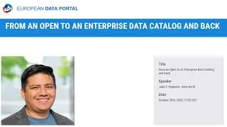 From an Open to an Enterprise Data Catalog and back