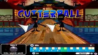 Gutterball 2 Gameplay - Lotus Alley (unlock iceberg arena)
