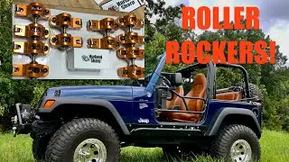 Роликовые рокеры Harland Sharp 1.7:1 на моем JEEP 4.7L STROKER!