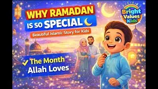 Why Ramadan Is So Special 🌙 | Beautiful Islamic Story for Kids | Bright Values Kids
