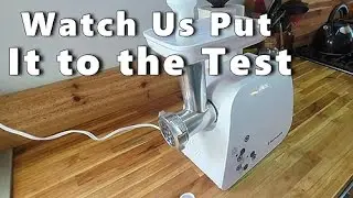 Sunmile Electric Meat Grinder - Full Assembly and Demo of it in Action