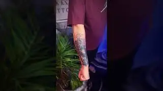 the cover up tattoo 😁 dapppa dark knight tattoo studio 🎙️#viral #tattoo #new #coverup  #sadsongbali