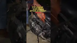 TTF Hayabusa broken 💔💔 after accident Hayabusa #ttf #viral #ttfvasan #hayabusa  #shorts