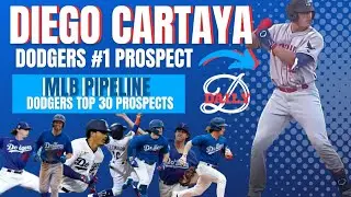 Diego Cartaya, Dodgers #1 MLB Pipeline Top 30 Prospect Feature, as Part of the Top 30 Series