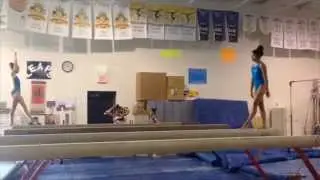 Hana Komoto Legacy Elite Gymnastics 2014 Summer Training Leap & Turn