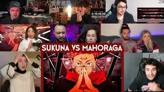 Sukuna vs Mahoraga FULL FIGHT reaction mashup | Jujutsu Kaisen Episode 17 season 2
