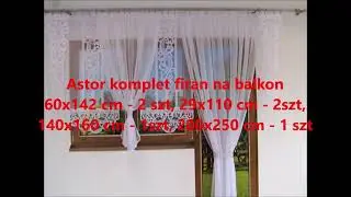 Firany Astor na okno i drzwi