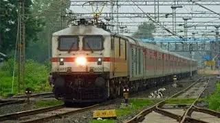 🌟4 in 1 compilantion🌟|| Kacheguda Exp, Vivek exp, Porbandar SF And Thiruvananthapuram Nizzamudin SF