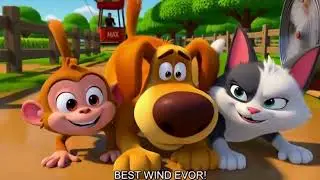 🌪️ Sheru Got Blown Away 😂 | Wind & Fan Chaos Gone Crazy | Funny Cartoon #funny #viral #trending