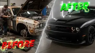 RESTORING AN OLD MUSCLE CAR | CAR RESTORATION | BLACK ADAM H4X 