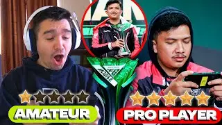 AMATEUR PLAYER vs PRO PLAYER EN FC MOBILE !!! EL CAMPEON DEL MUNDO JUEGA ASI @garuda_fm