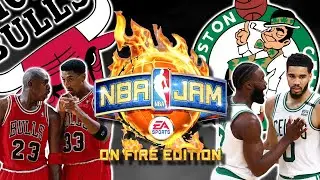 🔥🔥 NBA JAM ON FIRE EDITION 🔥🔥 PS5 (Boston Celtics vs. Chicago Bulls) by Simon White