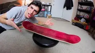 WEIRD BALANCE DISK CARPETBOARDING!