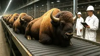 Millions of bison bred for the world's most expensive beef | How it's produced