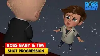 Boss Baby | Boss Baby & Tim Shot Progression  | Shiben  | 3D Animation Internships