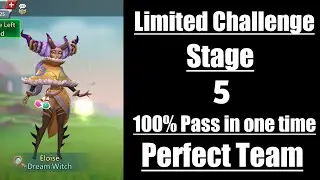 Lords mobile limited challenge saving dreams stage 5|Dream witch limited challenge stage 5