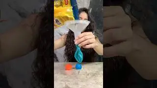 Science + fun = balloon reaction! #sciencehack #funexperiment #experiment #fyp