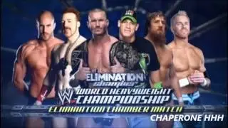 WWE Elimination Chamber 2014 Match Card Elimination Chamber Match