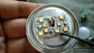 Convert 230v AC led bulb into 12v DC,how to make 12v LED bulb at home,and operat in 12v battery