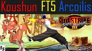 Street Fighter III: Third Strike - Koushun [Chun-Li] vs Arcoilis [Yun] (Fightcade FT5)