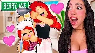 Моя УТРЕННЯЯ РУТИНА с малышкой Мьей в Berry Avenue RP!
