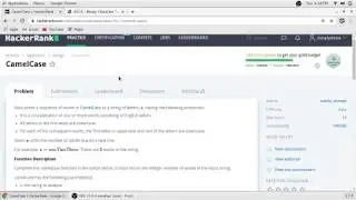 Camel Case Hacker Rank Solution in C Programming