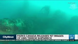 Underwater archaeologists exploring HMS Terror
