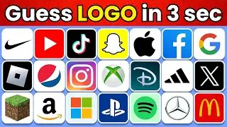 Угадай логотип за 3 секунды | Ultimate Logo Quiz Challenge 2025