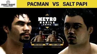 Pacquiao VS Salt Papi 🇵🇭 (Fight Simulation)