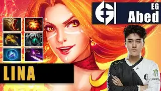 Lina Mid | EG.Abed | ABED INSANE RIGHT CLICK LINA SKADI NO MERCY BUILD | 7.31b Gameplay Highlights