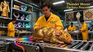 Процесс производства Thunder Mouse: от электрического создания до роскошной коллекции за 12 подро...