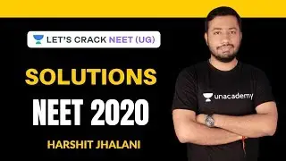Solutions | Complete NEET 2020 DPP Series | Daily Practice Paper for NEET 2020 | NEET 2020