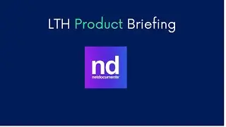 LTH Product Briefing - NetDocuments PatternBuilder MAX