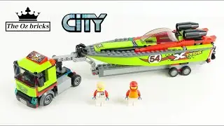 LEGO City 60254 Race Boat Transporter - Speed Build Review