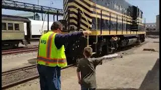 Hand signal training.