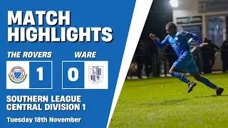 Barton Rovers 1-0 Ware Highlights - 18/11/25 - Southern League Central Division One