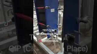 TEST-COM CIP (CLEANING IN PLACE) MOBILE PLATE HEAT EXCHANGER