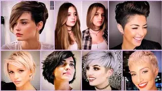 New Short Pixie Bob Haircuts And Hairstyles For Young Ladies |Straight Razor Cut Short Bob Pixie Cut