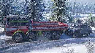SIMULATOR OF ROAD ABSURDITY 🛑 #snowrunner #roadcraft #mudrunner
