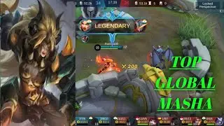BEST BUILD FOR MASHA | MASHA USER WATCH THIS BEST MASHA MONTAGE  | MLBB