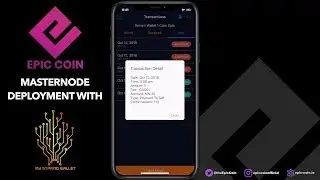 DEPLOY EPIC COIN MASTERNODES ON YOUR MOBILE DEVICE with My Staking Wallet by the LINDA PROJECT