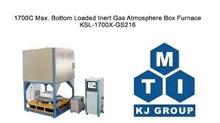 1700&deg;C Max. Bottom Loaded Inert Gas Atmosphere Box Furnace - KSL-1700X-GS216